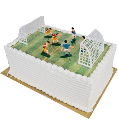 Gâteau terrain de foot