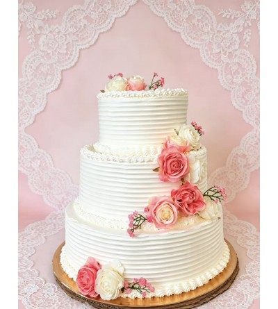 Gâteau 3 étages avec des...
