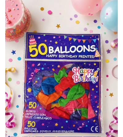 50 ballons en couleur