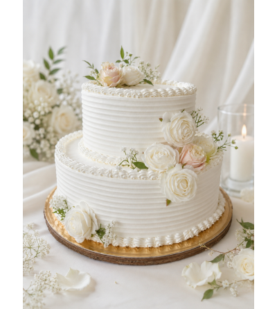 Gâteau 2 étages avec des...