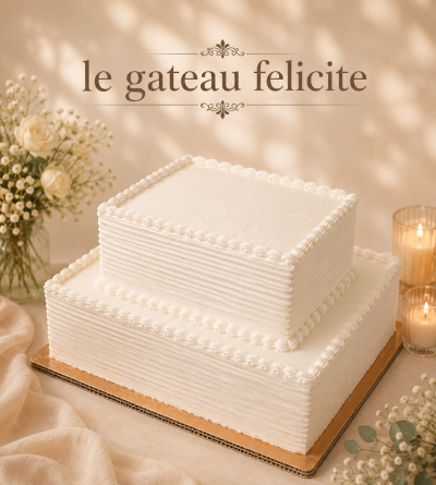 Gâteau 2 étages forme...