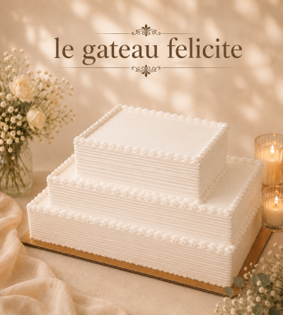 Gâteau 3 étages forme...